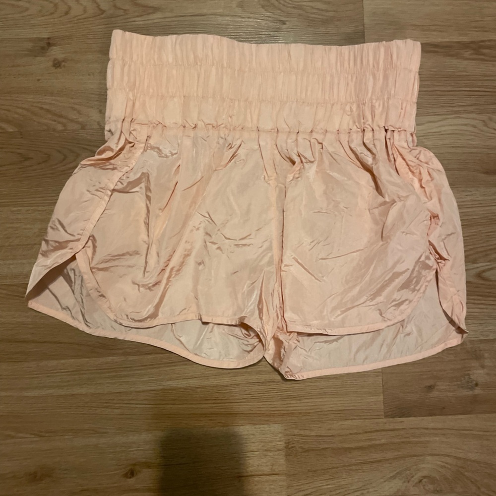Ododos Chic High Waist Peach Shorts for Women size xl